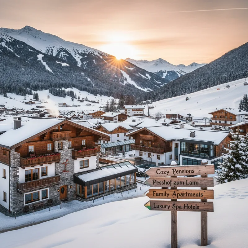 Hebergement Ski Autriche : Prix 2026 par Type et par Station